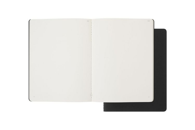 Produktbild: Moleskine Smart Cahier Journal, Extra Large, Plain, Black, Soft Cover (7.5 x 10)