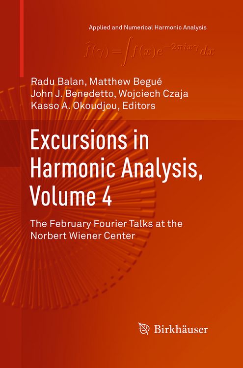Produktbild: Excursions in Harmonic Analysis, Volume 4