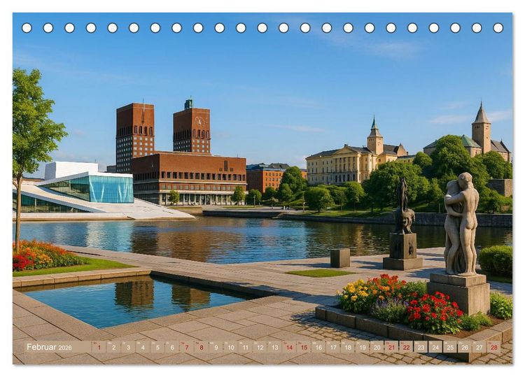 Produktbild: Hauptstadt Patchwork (Tischkalender 2026 DIN A5 quer), CALVENDO Monatskalender