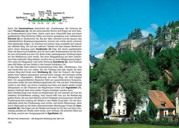 Produktbild: ROTHER Wanderf&uuml;hrer Fr&auml;nkische Schweiz. 50 Touren im Frankenjura &ndash; mit Oberem Maintal, Hersbrucker Schweiz und N&uuml;rnberger Land