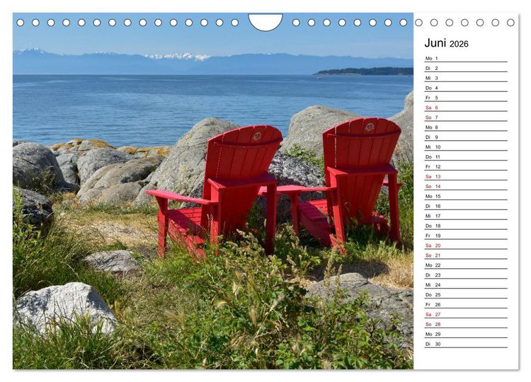Produktbild: Vancouver Island - Perle im Kanadischen Westen (Wandkalender 2026 DIN A4 quer), CALVENDO Monatskalender