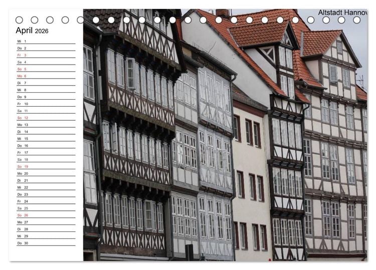 Produktbild: Hannover erleben (Tischkalender 2026 DIN A5 quer), CALVENDO Monatskalender
