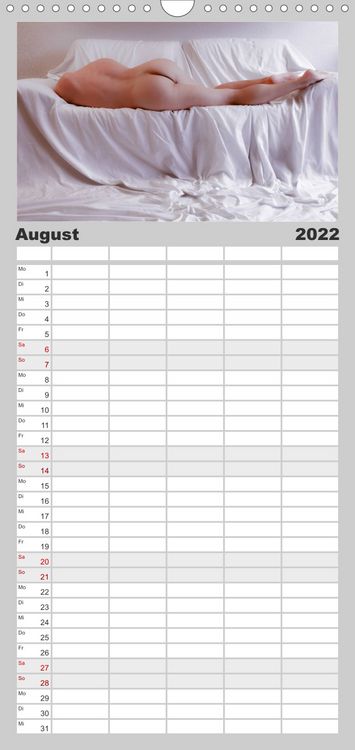 Produktbild: Familienplaner M&Auml;NNER - AKTE ZWISCHEN KRAFT UND SINNLICHKEIT (Wandkalender 2022 , 21 cm x 45 cm, hoch)