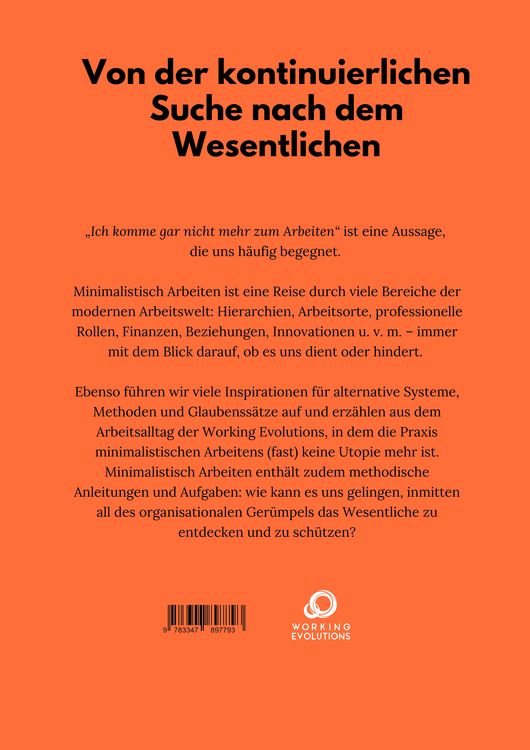 Produktbild: Minimalistisch Arbeiten