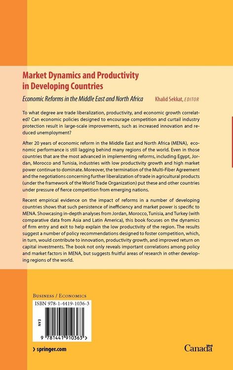 Produktbild: Market Dynamics and Productivity in Developing Countries