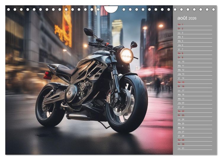 Produktbild: Une vision audacieuse de la mobilit&eacute; (Calendrier mural 2026 DIN A4 vertical), CALVENDO calendrier mensuel