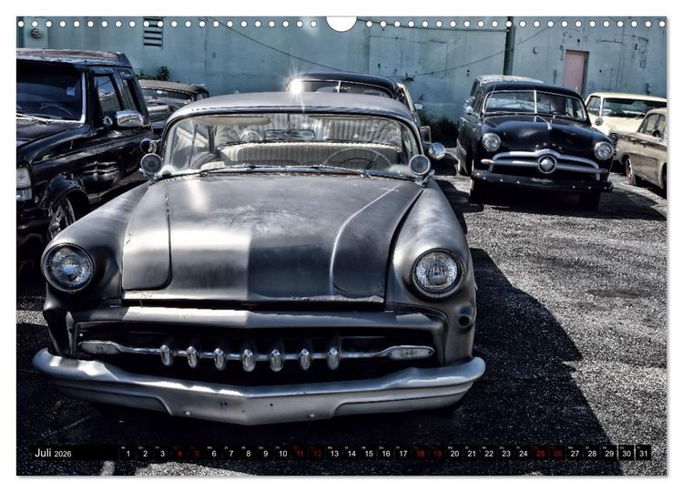 Produktbild: Florida Junk Cars (Wandkalender 2026 DIN A3 quer), CALVENDO Monatskalender