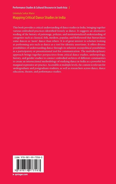 Produktbild: Mapping Critical Dance Studies in India