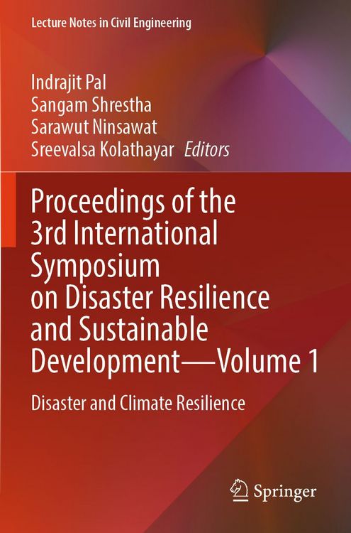Produktbild: Proceedings of the 3rd International Symposium on Disaster Resilience and Sustainable Development&mdash;Volume 1
