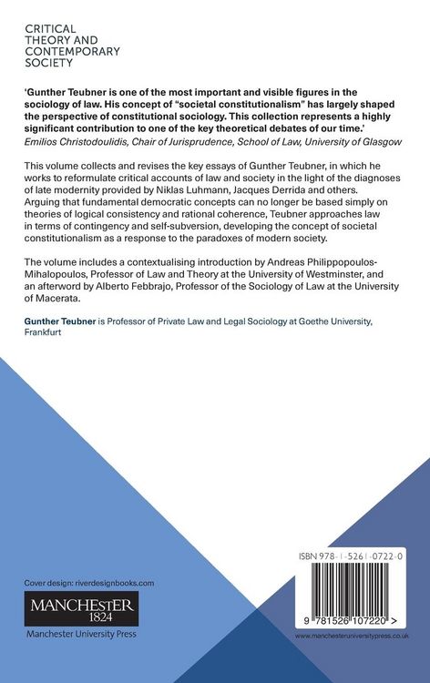 Produktbild: Critical theory and legal autopoiesis