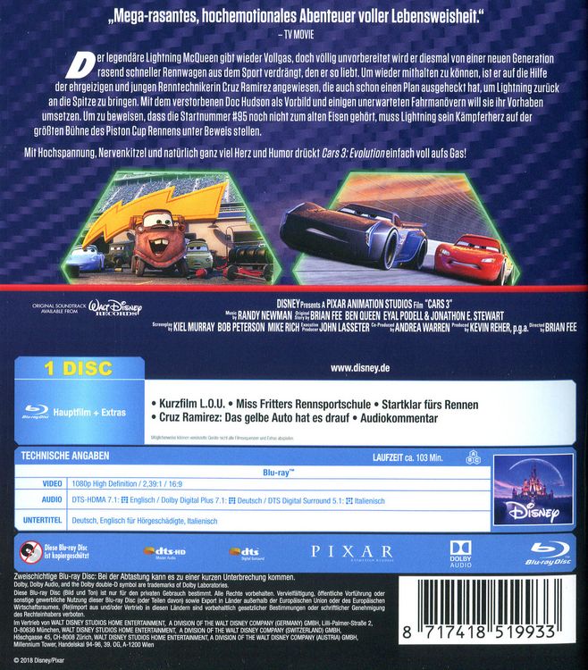 Produktbild: Cars 3 - Evolution