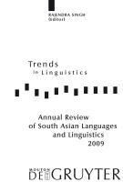 Produktbild: Annual Review of South Asian Languages and Linguistics