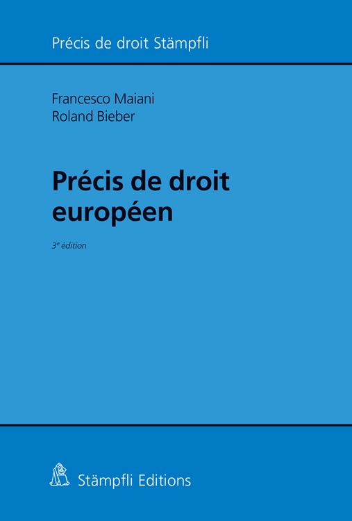 Produktbild: Pr&eacute;cis de droit europ&eacute;en