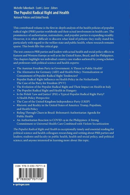 Produktbild: The Populist Radical Right and Health