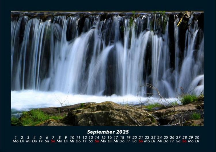 Produktbild: Wasserf&auml;lle 2025 Fotokalender DIN A4