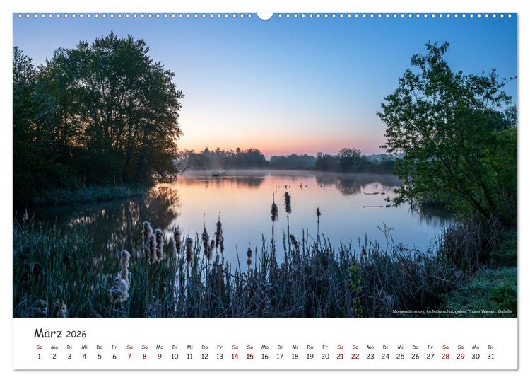 Produktbild: Heimat Entdecken: Eifel - Stille Maare und rauschende Wasser (hochwertiger Premium Wandkalender 2026 DIN A2 quer), Kunstdruck in Hochglanz