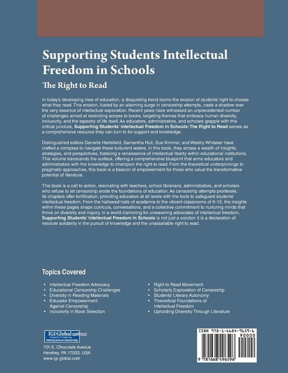 Produktbild: Supporting Students' Intellectual Freedom in Schools