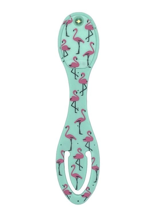 Produktbild: Flexilight Leselicht (Flamingo) - 2 in 1 Leselampe & Lesezeichen - Geschenk für Leser, Buchliebhaber - Deutsche Ausgabe