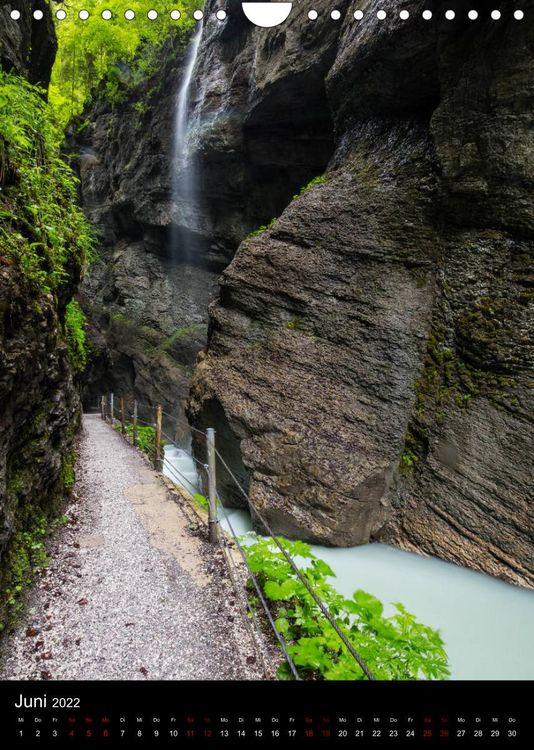Produktbild: Impressionen aus der Partnachklamm (Wandkalender 2022 DIN A4 hoch)