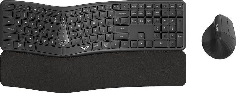 Produktbild: RAPOO 8810ME.DE.DarkGrey Wireless Multi-Mode Combo set
