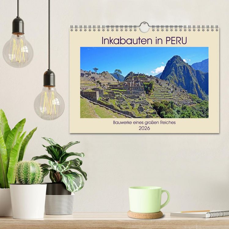 Produktbild: Inkabauten in PERU, Bauwerke eines gro&szlig;en Reiches (Wandkalender 2026 DIN A4 quer), CALVENDO Monatskalender