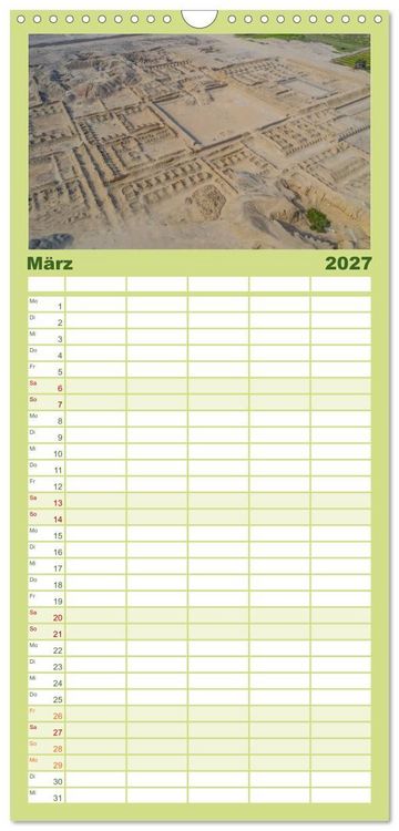 Produktbild: Familienplaner 2027 - Peru - Magie der Anden mit 5 Spalten (Wandkalender, 21 x 45 cm) CALVENDO