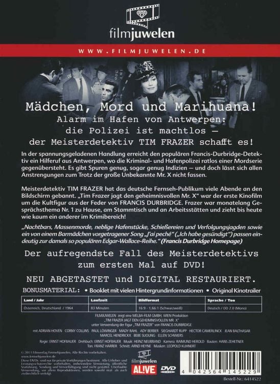 Produktbild: Tim Frazer jagt den geheimnisvollen Mr. X - Filmjuwelen
