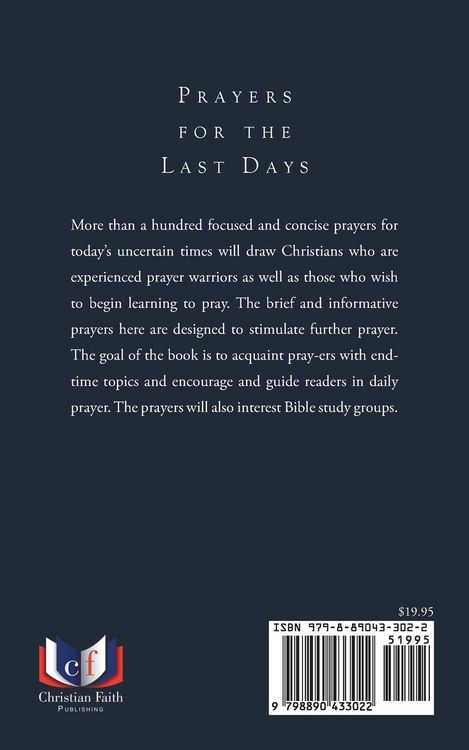 Produktbild: Prayers for the Last Days