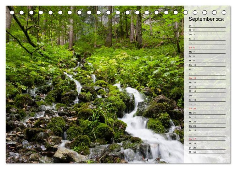 Produktbild: Oberallg&auml;uer Landschaft (Tischkalender 2026 DIN A5 quer), CALVENDO Monatskalender