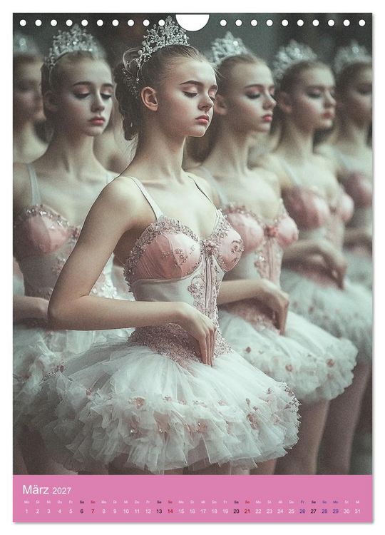 Produktbild: Sch&ouml;nheit und Eleganz im Ballett (Wandkalender 2027 DIN A4 hoch), CALVENDO Monatskalender
