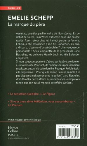 Produktbild: La marque du p&egrave;re. Jana Berzelius