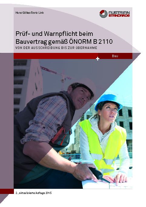 Produktbild: Pr&uuml;f- und Warnpflicht im Bauvertrag gem&auml;&szlig; &Ouml;NORM B 2110