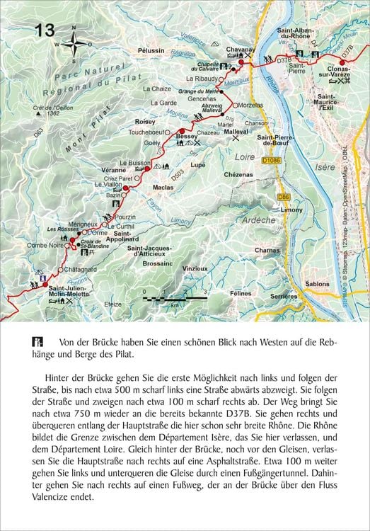 Produktbild: Frankreich: Jakobsweg Via Gebennensis von Genf nach Le Puy-en-Velay