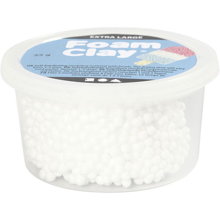 Produktbild: Creativ Company Foam Clay Extra Large, sortierte Farben, 5x25 g