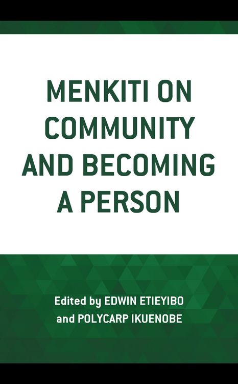 Produktbild: Menkiti on Community and Becoming a Person