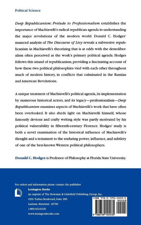 Produktbild: Deep Republicanism