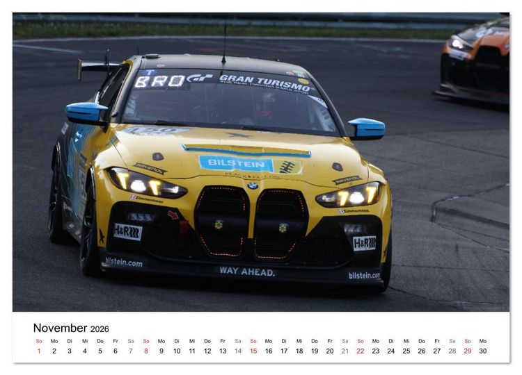 Produktbild: Bayerische Motoren Werke im Motorsport (Wandkalender 2026 DIN A2 quer), CALVENDO Monatskalender