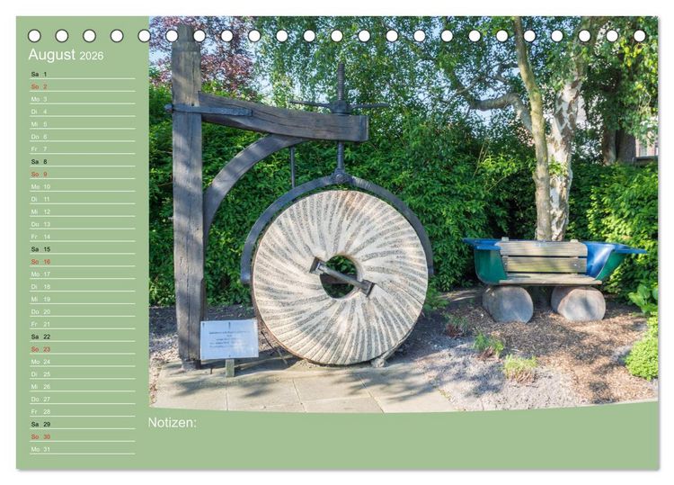 Produktbild: Hooksiel im Friesland (Tischkalender 2026 DIN A5 quer), CALVENDO Monatskalender