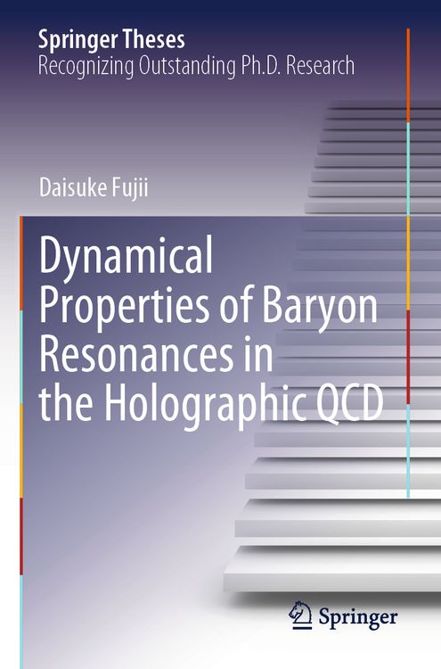 Produktbild: Dynamical Properties of Baryon Resonances in the Holographic QCD