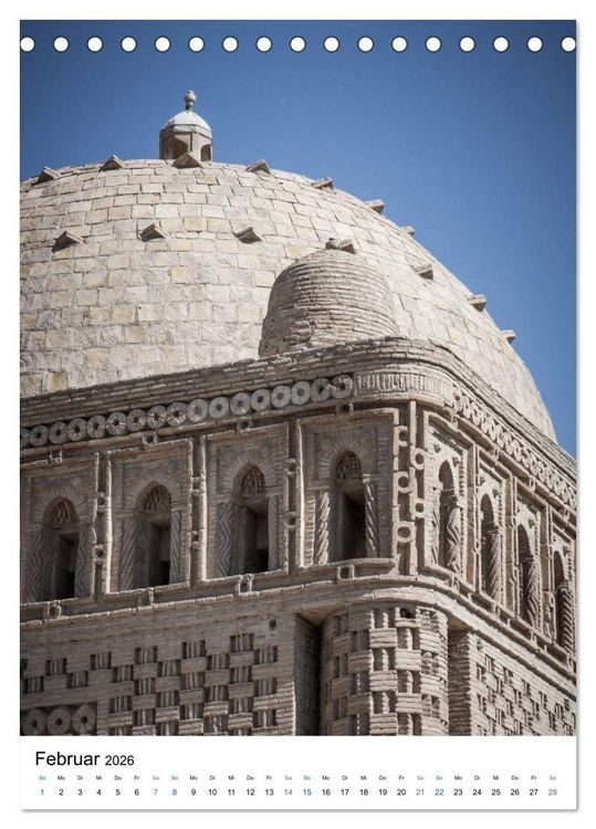 Produktbild: Usbekistan - Faszinierende Architektur entlang der Seidenstra&szlig;e (Tischkalender 2026 DIN A5 hoch), CALVENDO Monatskalender