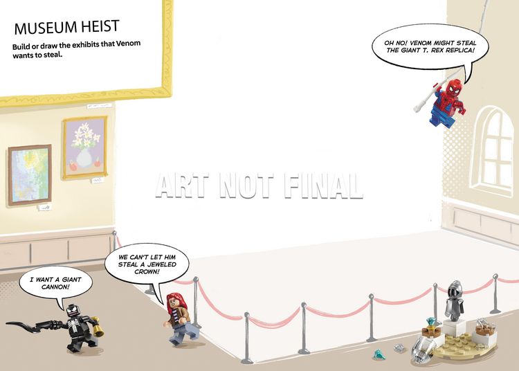Produktbild: LEGO&reg; Spider-Man - Bau- und Malbuch