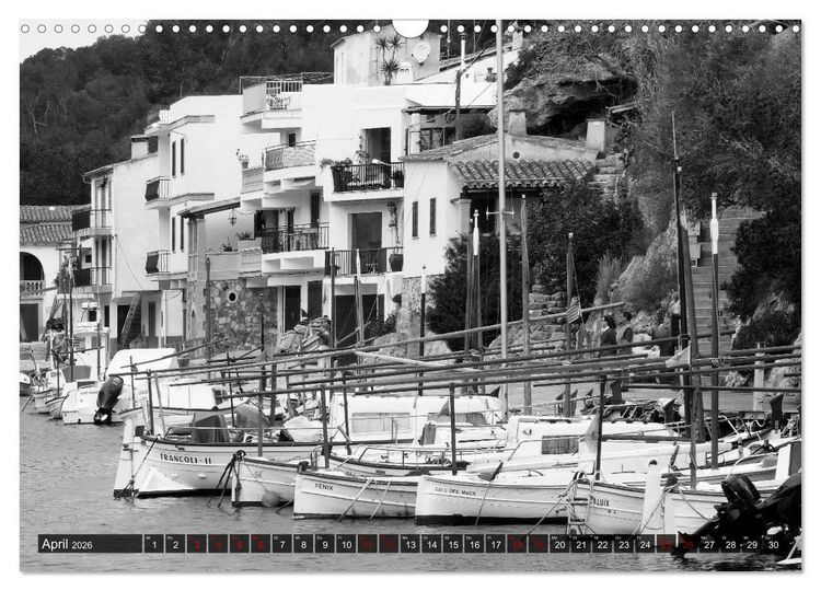 Produktbild: Mallorca monochrom (Wandkalender 2026 DIN A3 quer), CALVENDO Monatskalender