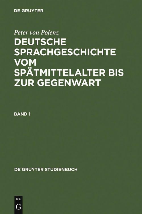 Produktbild: Deutsche Sprachgeschichte vom Sp&auml;tmittelalter bis zur Gegenwart
