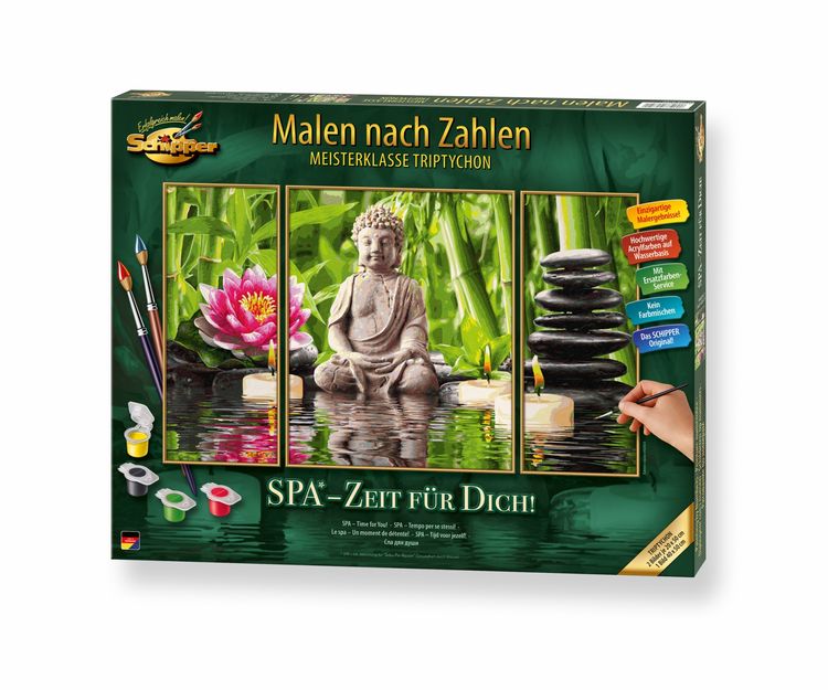 Produktbild: Schipper Malen nach Zahlen - SPA - Zeit f&uuml;r Dich! (Triptychon)