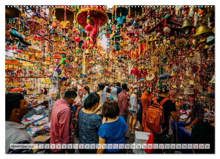 Produktbild: Singapur entdecken (hochwertiger Premium Wandkalender 2026 DIN A2 quer), Kunstdruck in Hochglanz