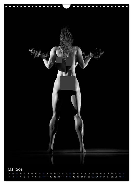 Produktbild: Kraft-Akt - Fitnessgirls in erotischen Abbildungen (Wandkalender 2026 DIN A3 hoch), CALVENDO Monatskalender
