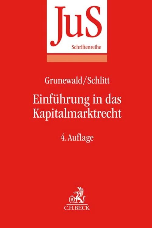 Produktbild: Einführung in das Kapitalmarktrecht