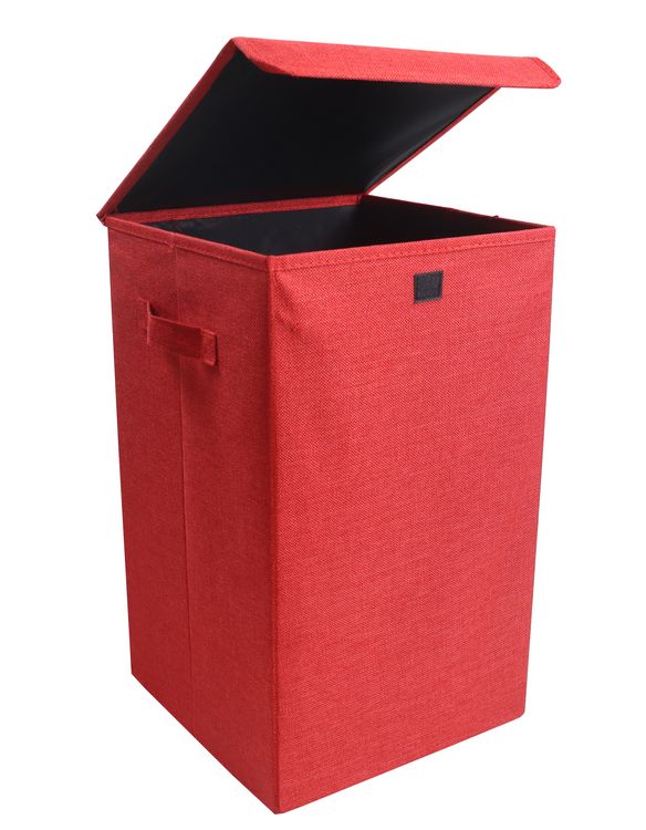 Produktbild: W&auml;schekorb W&auml;schebox Stoffbox mit Deckel Dreso M