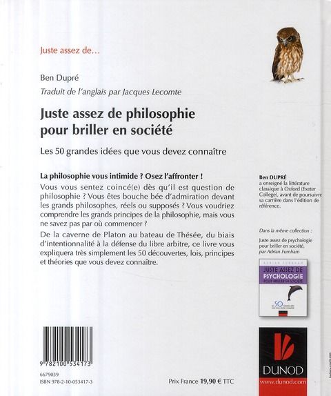 Produktbild: Juste Assez de Philosophie Pour Briller en Societe; les 50 Grandes