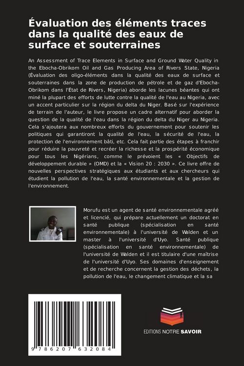 Produktbild: &Eacute;valuation des &eacute;l&eacute;ments traces dans la qualit&eacute; des eaux de surface et souterraines